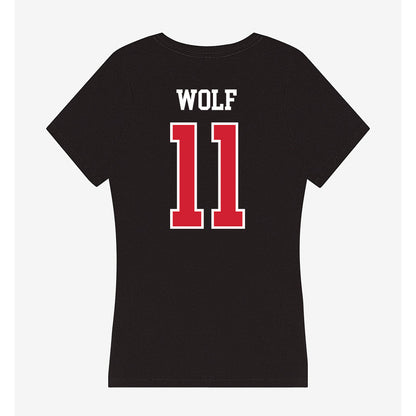 Western Kentucky - NCAA Baseball : Conner Wolf - Women's V-Neck T-Shirt-1