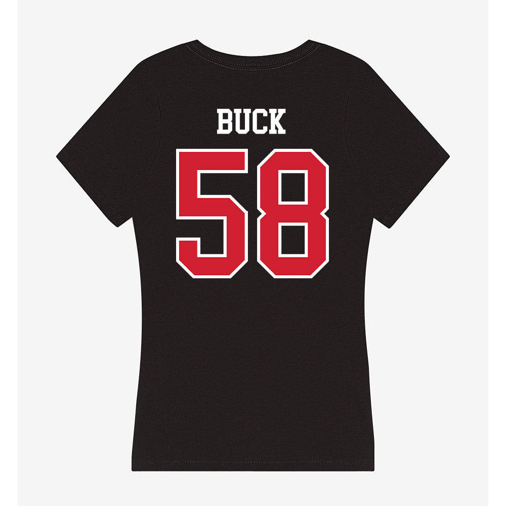 Western Kentucky - NCAA Football : Michael Buck - Women's V-Neck T-Shirt-1