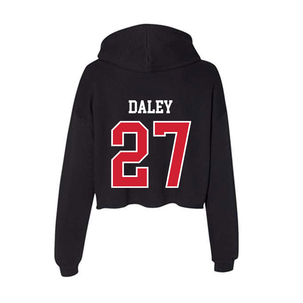 Western Kentucky - NCAA Women's Soccer : Kaitlyn Daley - Women's Crop Fleece Hooded Sweatshirt-1