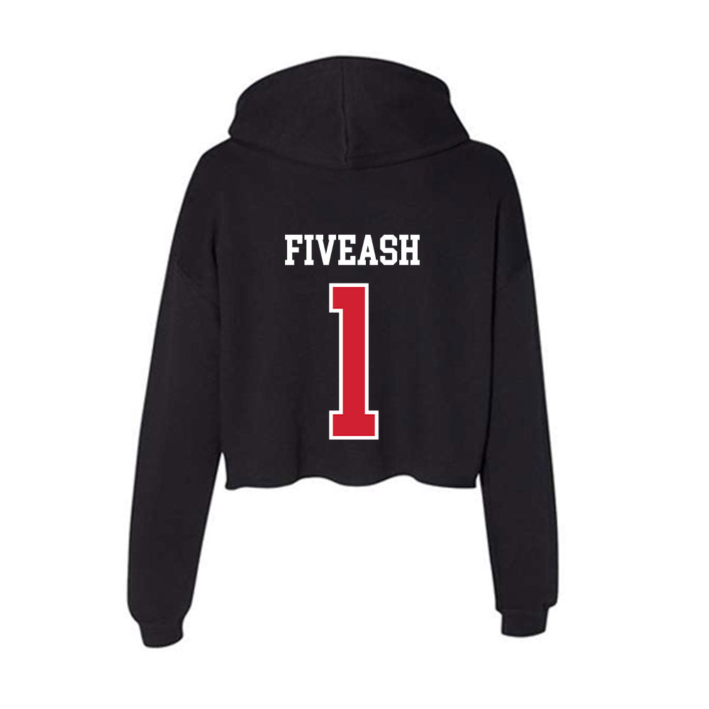 Western Kentucky - NCAA Baseball : Dalton Fiveash - Women's Crop Fleece Hoodie-1