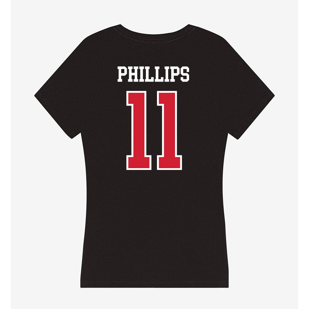 Western Kentucky - NCAA Women's Soccer : Jacey Phillips - Women's V-Neck T-Shirt-1