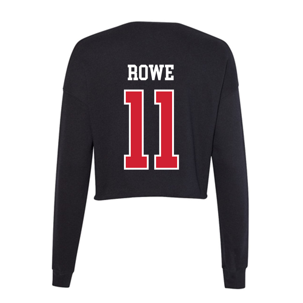 Western Kentucky - NCAA Women's Basketball : Trinity Rowe - Women's Cropped Crew Fleece-1