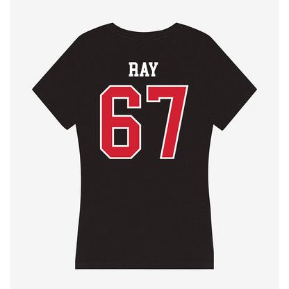 Western Kentucky - NCAA Football : Tai Ray - Women's V-Neck T-Shirt-1