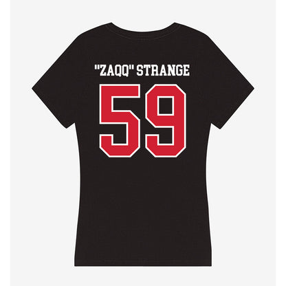 Western Kentucky - NCAA Football : Sharlandiin "Zaqq" Strange - Women's V-Neck T-Shirt-1