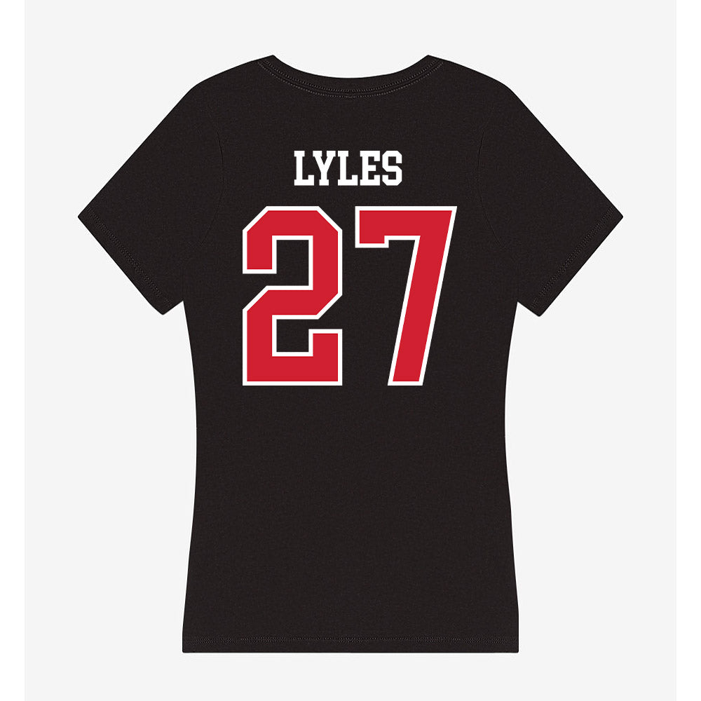 Western Kentucky - NCAA Baseball : Zach Lyles - Women's V-Neck T-Shirt-1