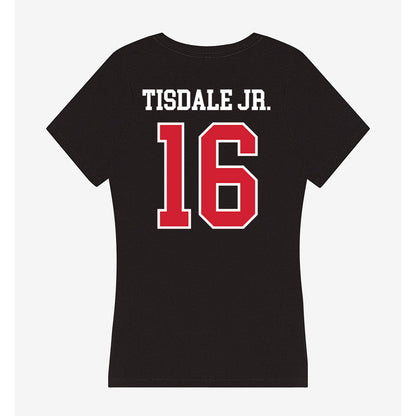 Western Kentucky - NCAA Football : Rodney Tisdale Jr. - Women's V-Neck T-Shirt-1