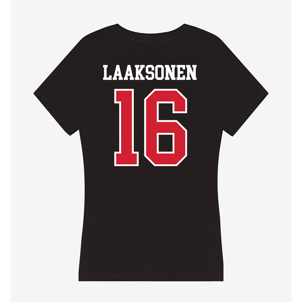 Western Kentucky - NCAA Women's Volleyball : Sonja Laaksonen - Women's V-Neck T-Shirt-1