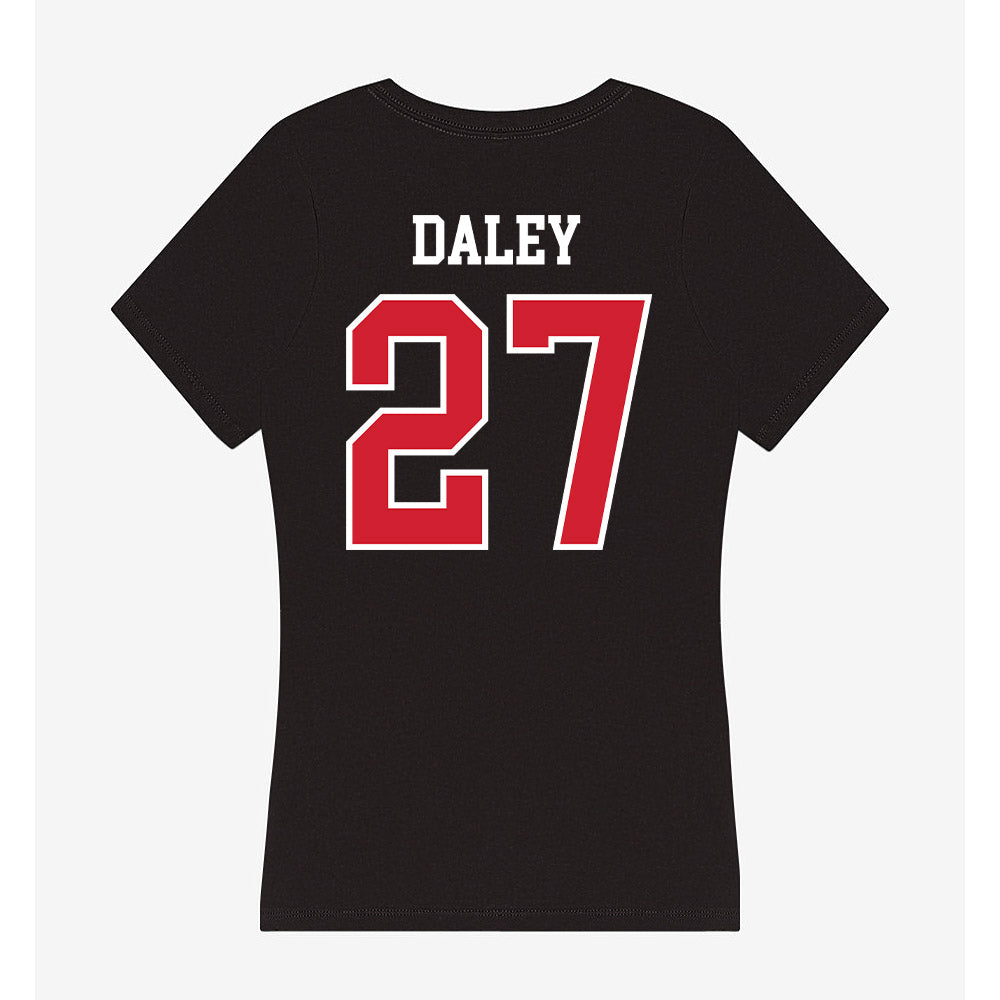 Western Kentucky - NCAA Women's Soccer : Kaitlyn Daley - Women's V-Neck T-Shirt-1