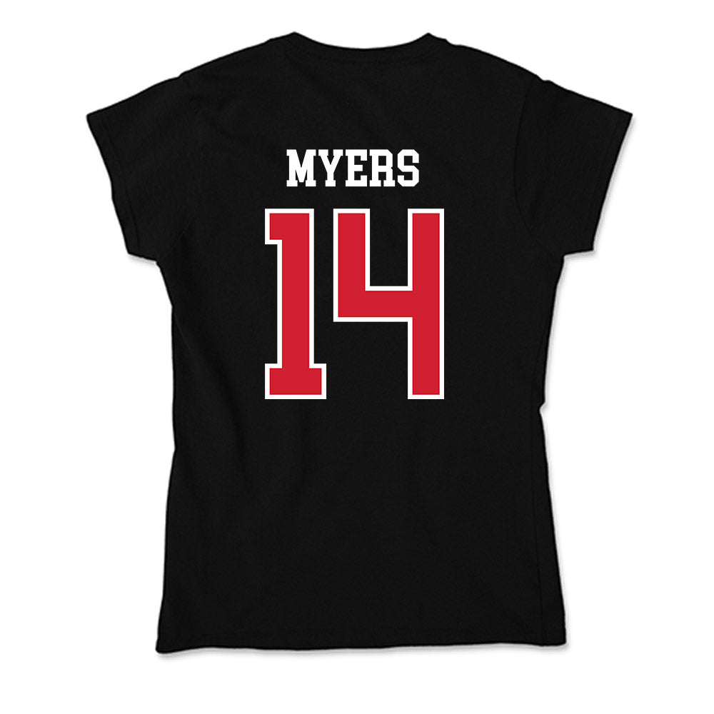 Western Kentucky - NCAA Football : Braxton Myers - Soft Style Women’s T-Shirt-1