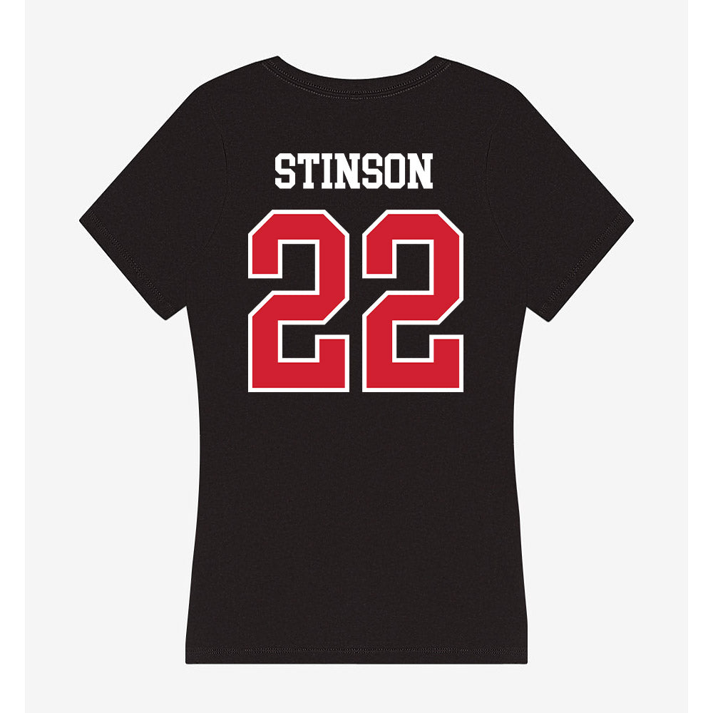 Western Kentucky - NCAA Softball : Kennedy Stinson - Women's V-Neck T-Shirt-1