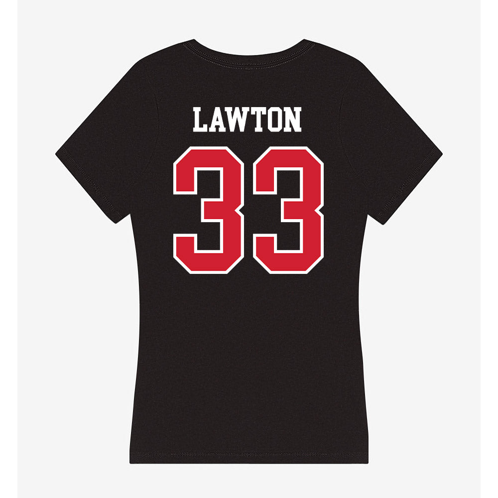 Western Kentucky - NCAA Football : Zeiqui Lawton - Women's V-Neck T-Shirt-1