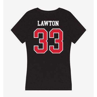 Western Kentucky - NCAA Football : Zeiqui Lawton - Women's V-Neck T-Shirt-1