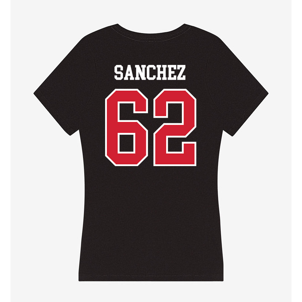 UNLV - NCAA Football : Eli Sanchez - Women's V-Neck T-Shirt-1
