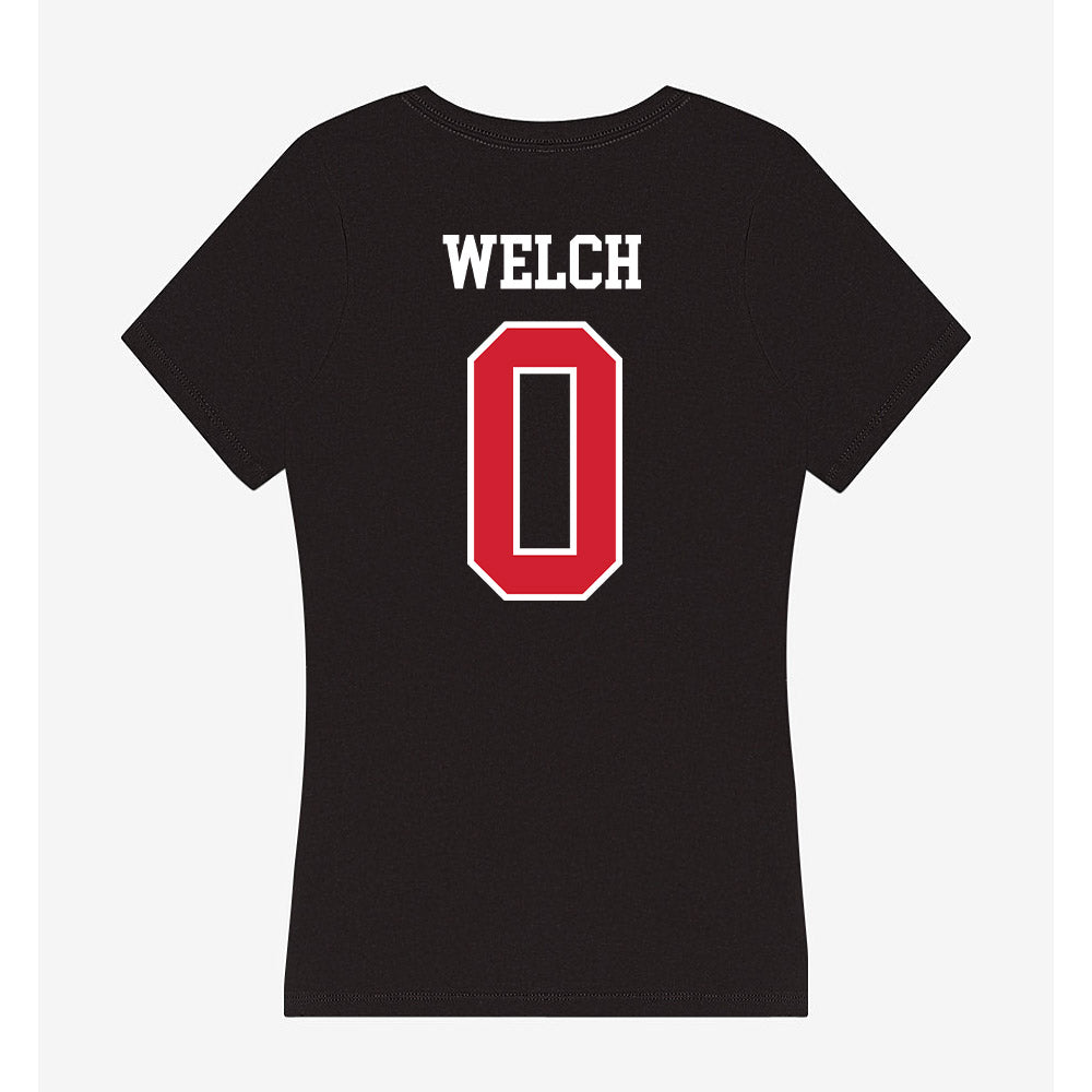 UNLV - NCAA Football : Laterrance Welch - Women's V-Neck T-Shirt-1