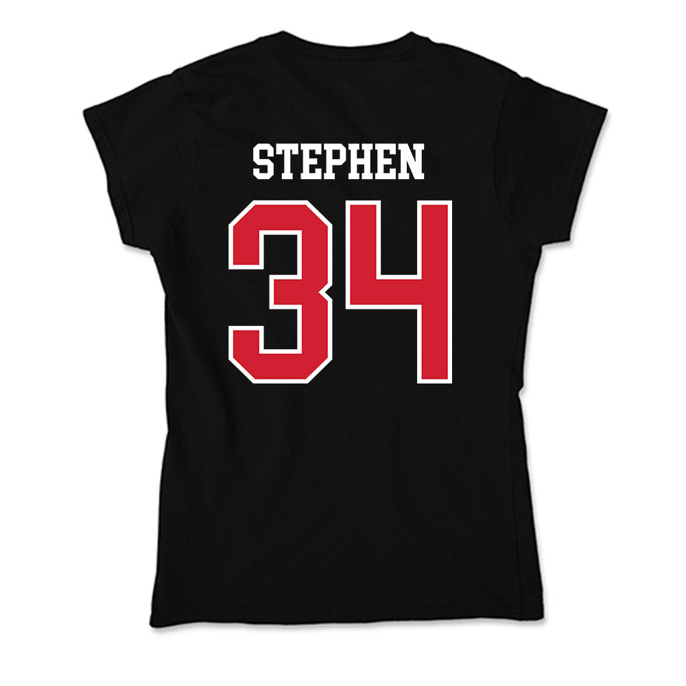 UNLV - NCAA Men's Basketball : Emmanuel Stephen - Soft Style Women’s T-Shirt-1