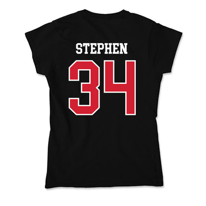 UNLV - NCAA Men's Basketball : Emmanuel Stephen - Soft Style Women’s T-Shirt-1