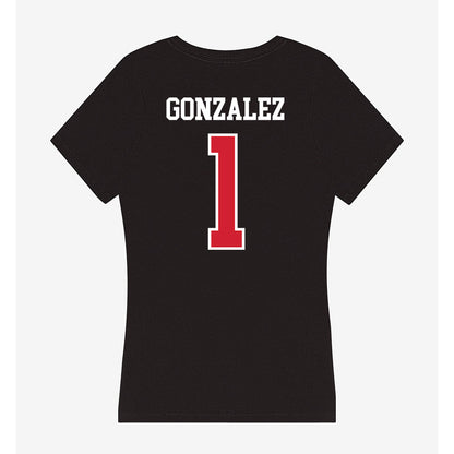 UNLV - NCAA Softball : Lyla Gonzalez - Women's V-Neck T-Shirt-1