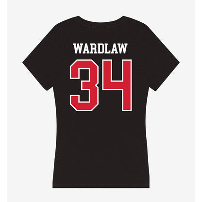UNLV - NCAA Softball : Emma Wardlaw - Women's V-Neck T-Shirt-1