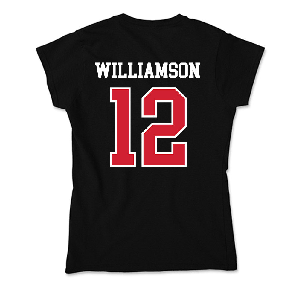 UNLV - NCAA Men's Basketball : Issac Williamson - Soft Style Women’s T-Shirt-1