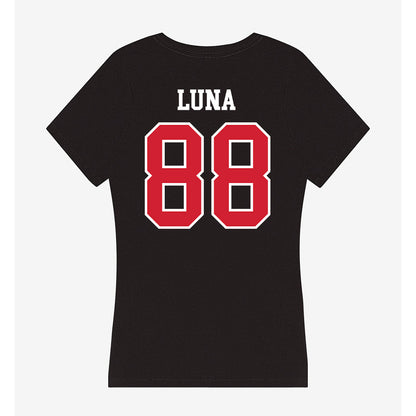 UNLV - NCAA Softball : Soleil Luna - Women's V-Neck T-Shirt-1