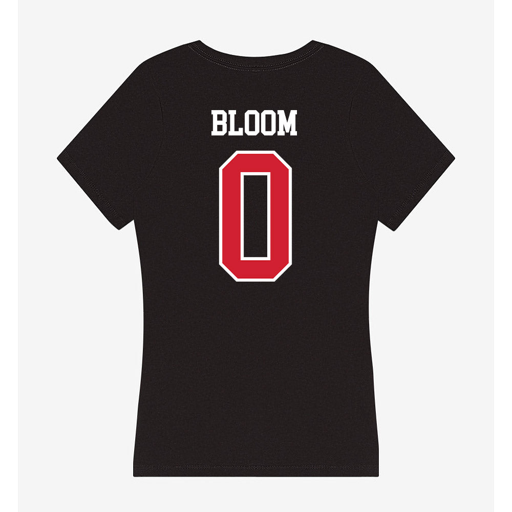 UNLV - NCAA Women's Basketball : Tahj-Monet Bloom - Women's V-Neck T-Shirt-1