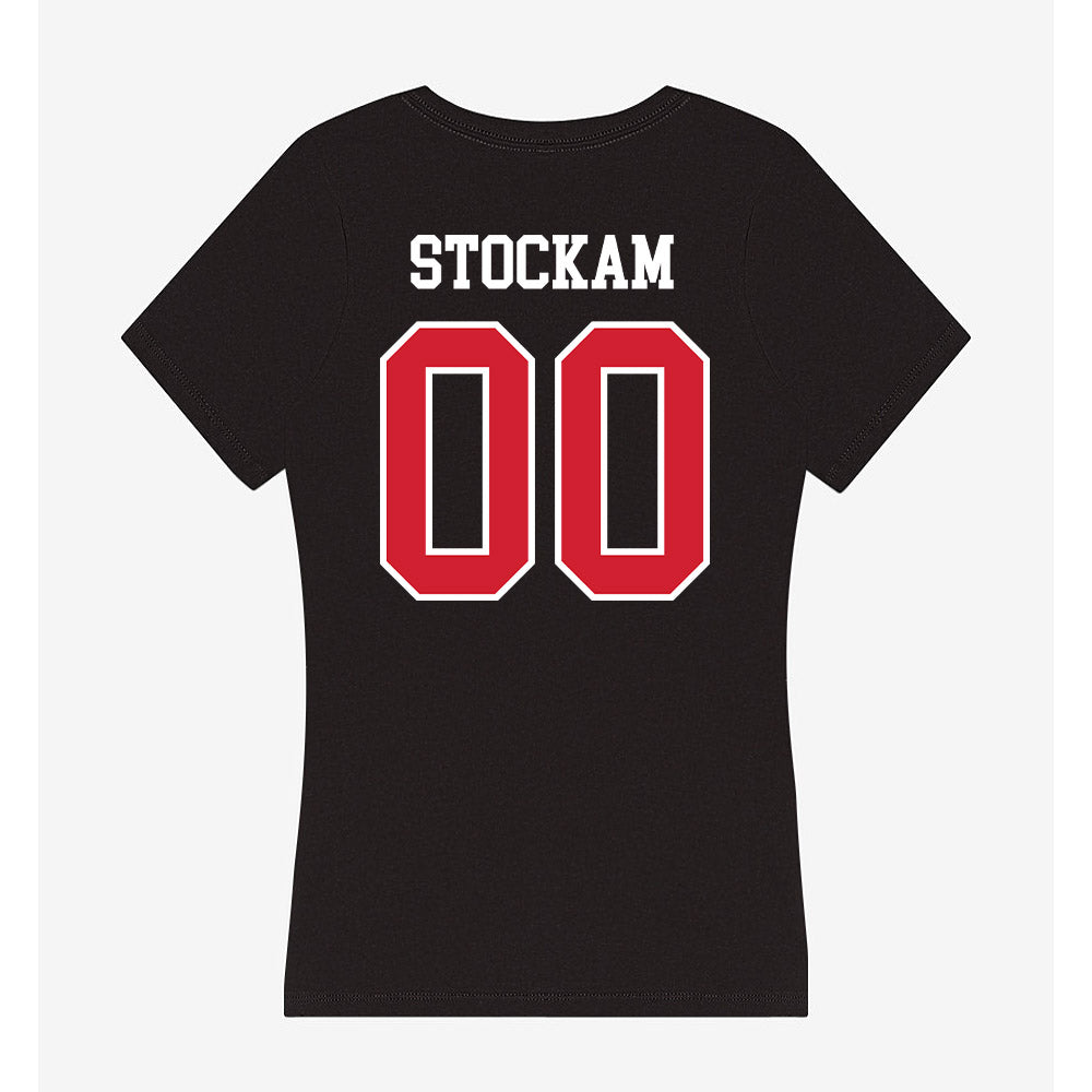 UNLV - NCAA Softball : Sophie Stockam - Women's V-Neck T-Shirt-1