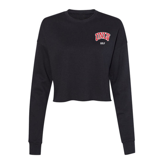 UNLV - NCAA Men's Golf : Trevor Lewis - Women's Cropped Crew Fleece-0