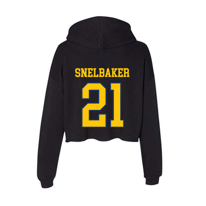 Drexel - NCAA Men's Lacrosse : Jaxson Snelbaker - Women's Crop Fleece Hoodie-1