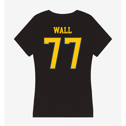 Drexel - NCAA Men's Lacrosse : Lincoln Wall - Women's V-Neck T-Shirt-1