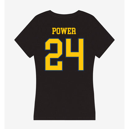 Drexel - NCAA Women's Soccer : Reese Power - Women's V-Neck T-Shirt-1
