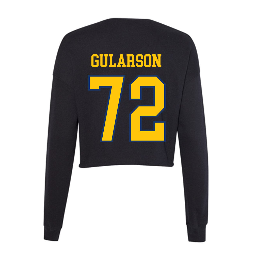 Drexel - NCAA Men's Lacrosse : Jake Gularson - Women's Cropped Crew Fleece-1