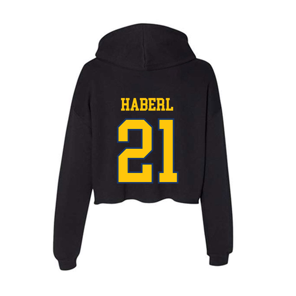 Drexel - NCAA Men's Soccer : Maximilian Haberl - Women's Crop Fleece Hoodie-1