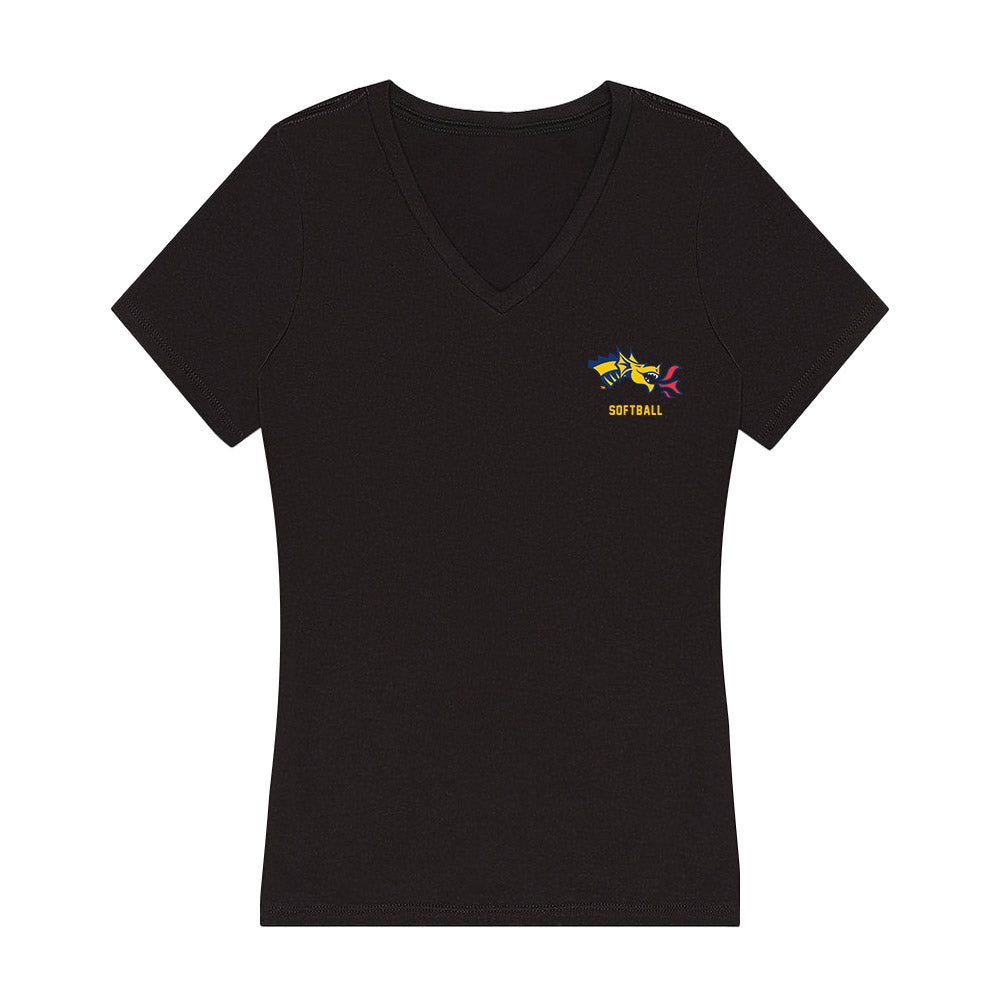 Drexel - NCAA Softball : Layla Francisco - Women's V-Neck T-Shirt-0