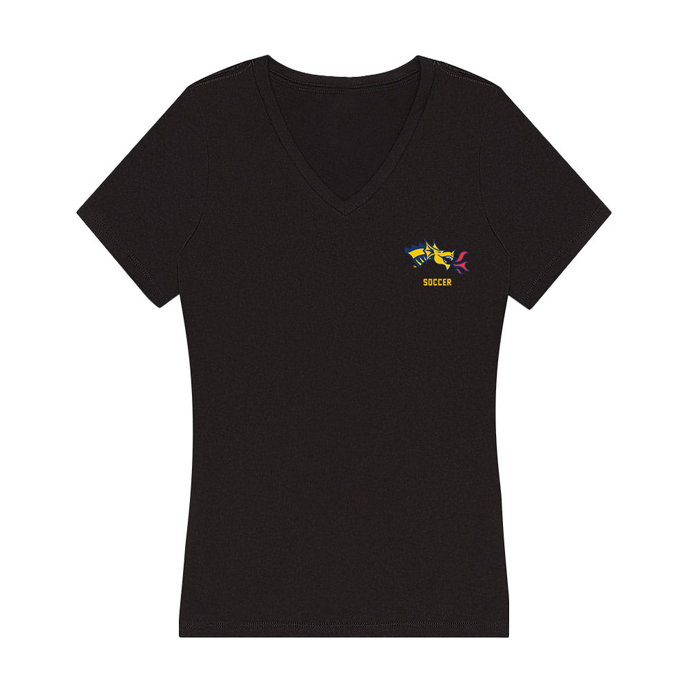 Drexel - NCAA Men's Soccer : Jack Shannon - Women's V-Neck T-Shirt-0