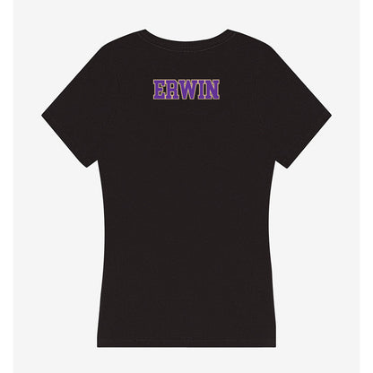 Western Carolina - NCAA Women's Track & Field : Jada Erwin - Women's V-Neck T-Shirt-1