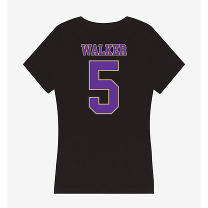 Western Carolina - NCAA Football : Trey Walker - Women's V-Neck T-Shirt-1