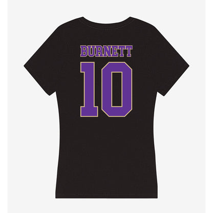 Western Carolina - NCAA Women's Basketball : Betsey Burnett - Women's V-Neck T-Shirt-1