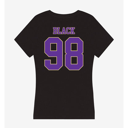 Western Carolina - NCAA Football : Aiden Black - Women's V-Neck T-Shirt-1