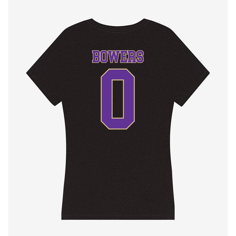 Western Carolina - NCAA Women's Basketball : Christina Bowers - Women's V-Neck T-Shirt-1
