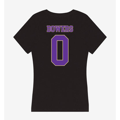 Western Carolina - NCAA Women's Basketball : Christina Bowers - Women's V-Neck T-Shirt-1