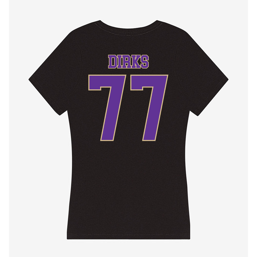 Western Carolina - NCAA Softball : Sydney Dirks - Women's V-Neck T-Shirt-1