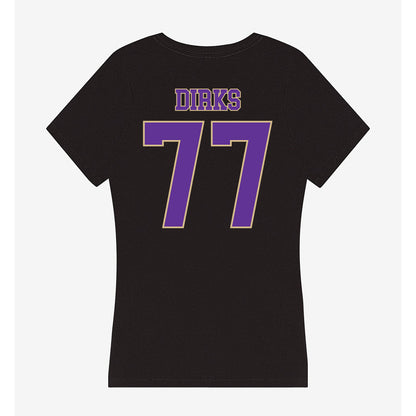 Western Carolina - NCAA Softball : Sydney Dirks - Women's V-Neck T-Shirt-1