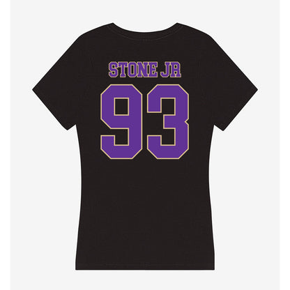Western Carolina - NCAA Football : Adrian Stone jr - Women's V-Neck T-Shirt-1