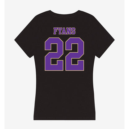 Western Carolina - NCAA Women's Basketball : Ellie Fyans - Women's V-Neck T-Shirt-1