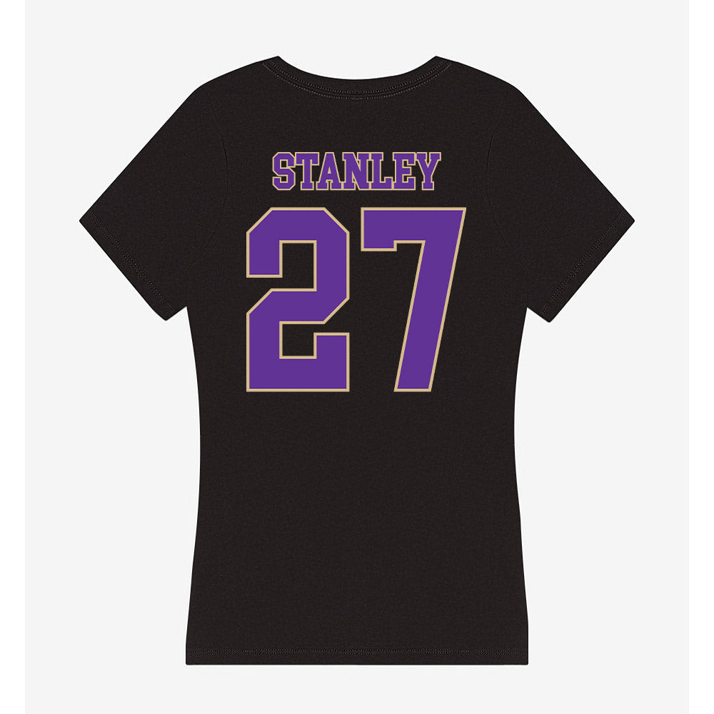 Western Carolina - NCAA Baseball : Wyatt Stanley - Women's V-Neck T-Shirt-1