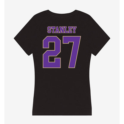Western Carolina - NCAA Baseball : Wyatt Stanley - Women's V-Neck T-Shirt-1