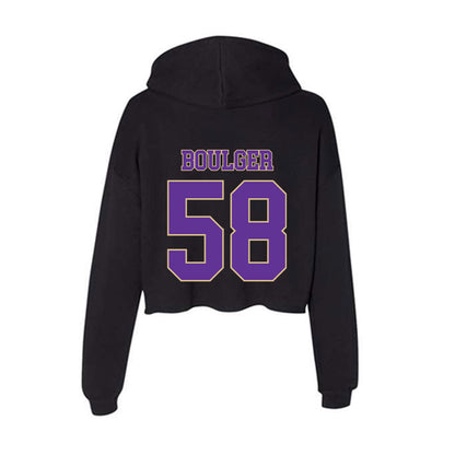 Western Carolina - NCAA Football : Isaac Boulger - Women's Crop Fleece Hoodie-1