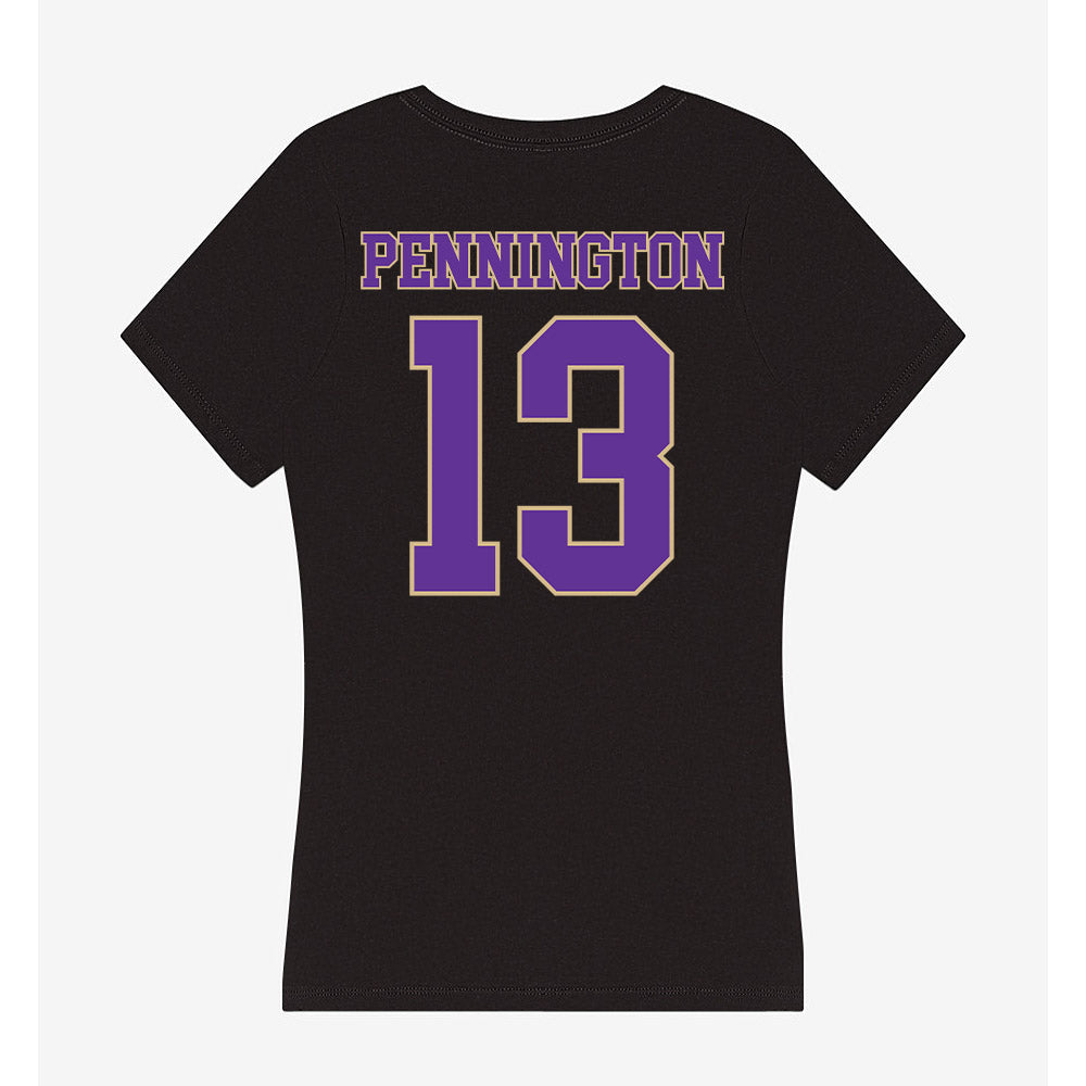 Western Carolina - NCAA Softball : Riley Pennington - Women's V-Neck T-Shirt-1