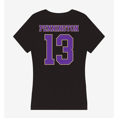 Western Carolina - NCAA Softball : Riley Pennington - Women's V-Neck T-Shirt-1