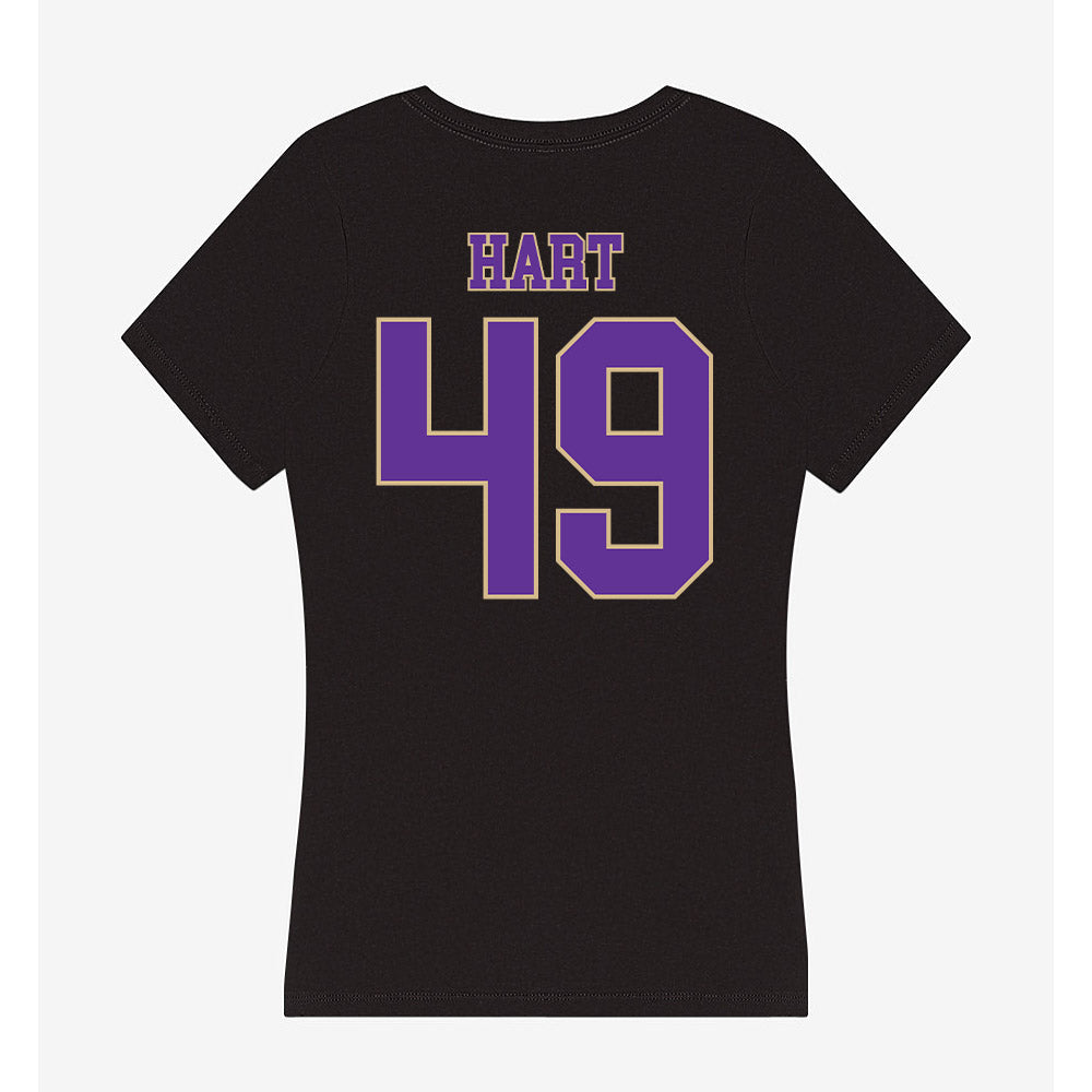 Western Carolina - NCAA Football : Bryce Hart - Women's V-Neck T-Shirt-1